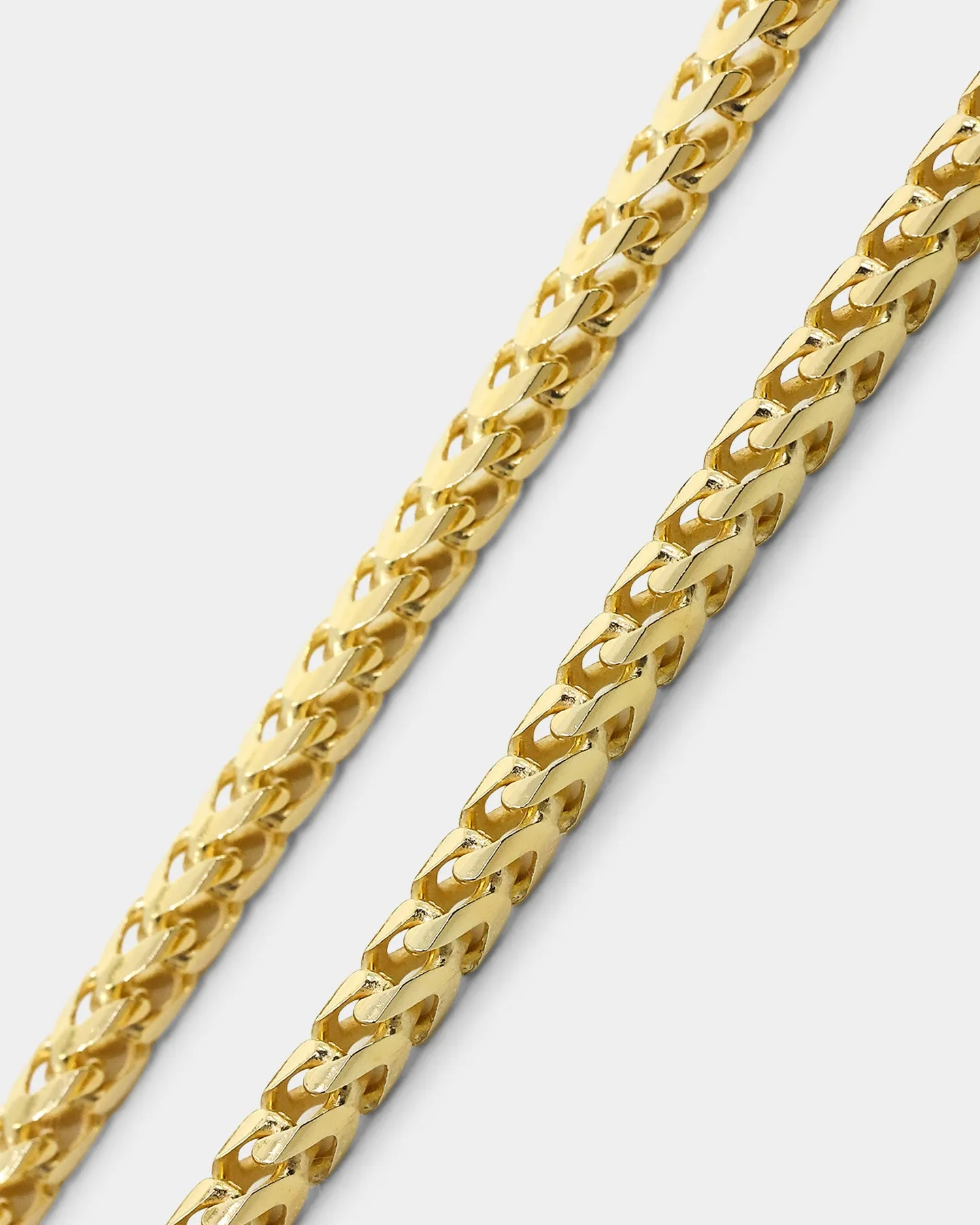House Of Auric 3mm Franco Bracelet 18k Gold Vermeil