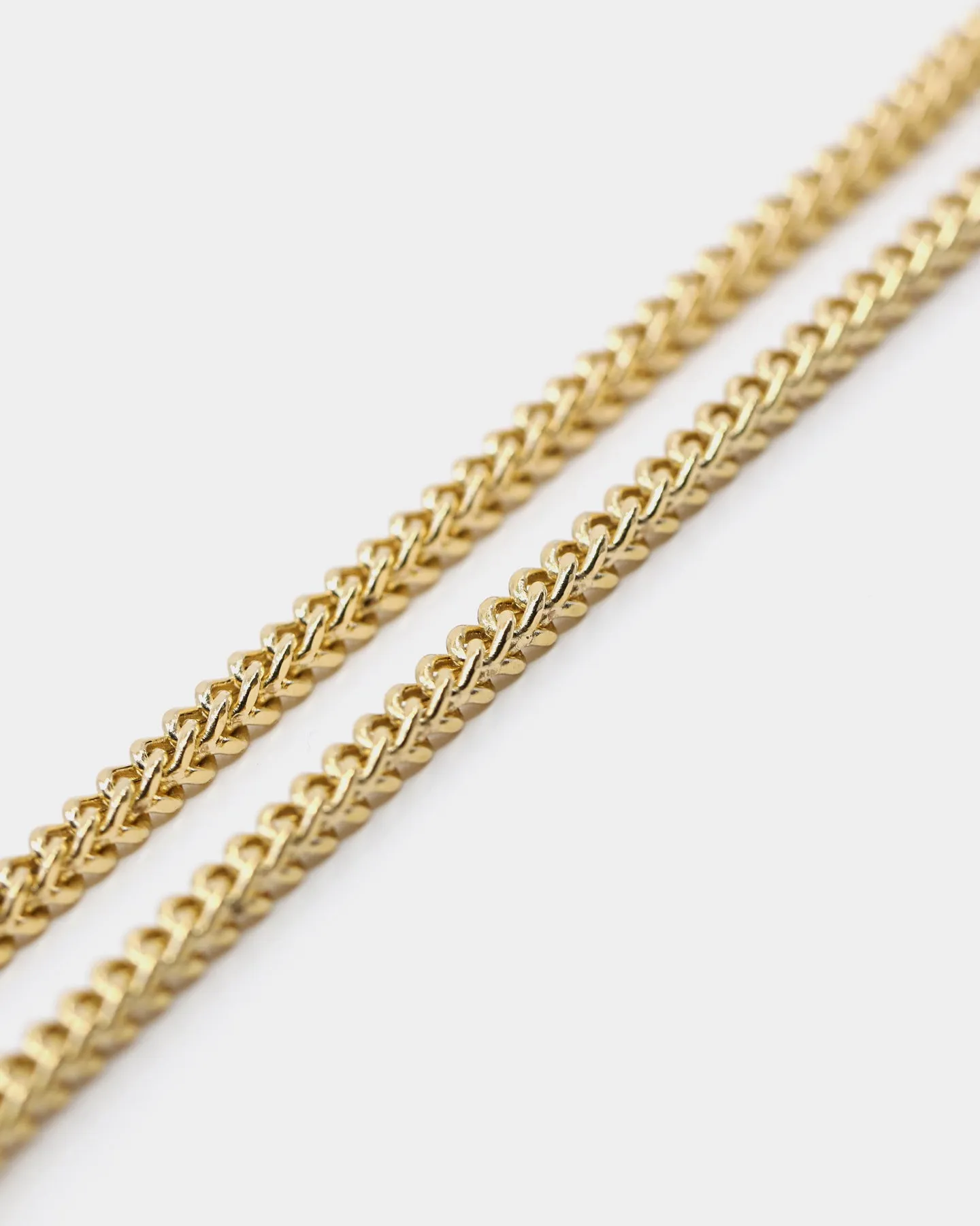 HOUSE OF AURIC 4MM HOLLOW FRANCO 24" CHAIN 10K YELLOW GOLD
