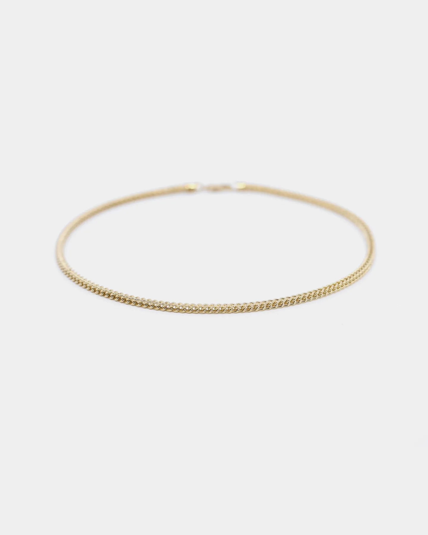 HOUSE OF AURIC 4MM HOLLOW FRANCO 24" CHAIN 10K YELLOW GOLD