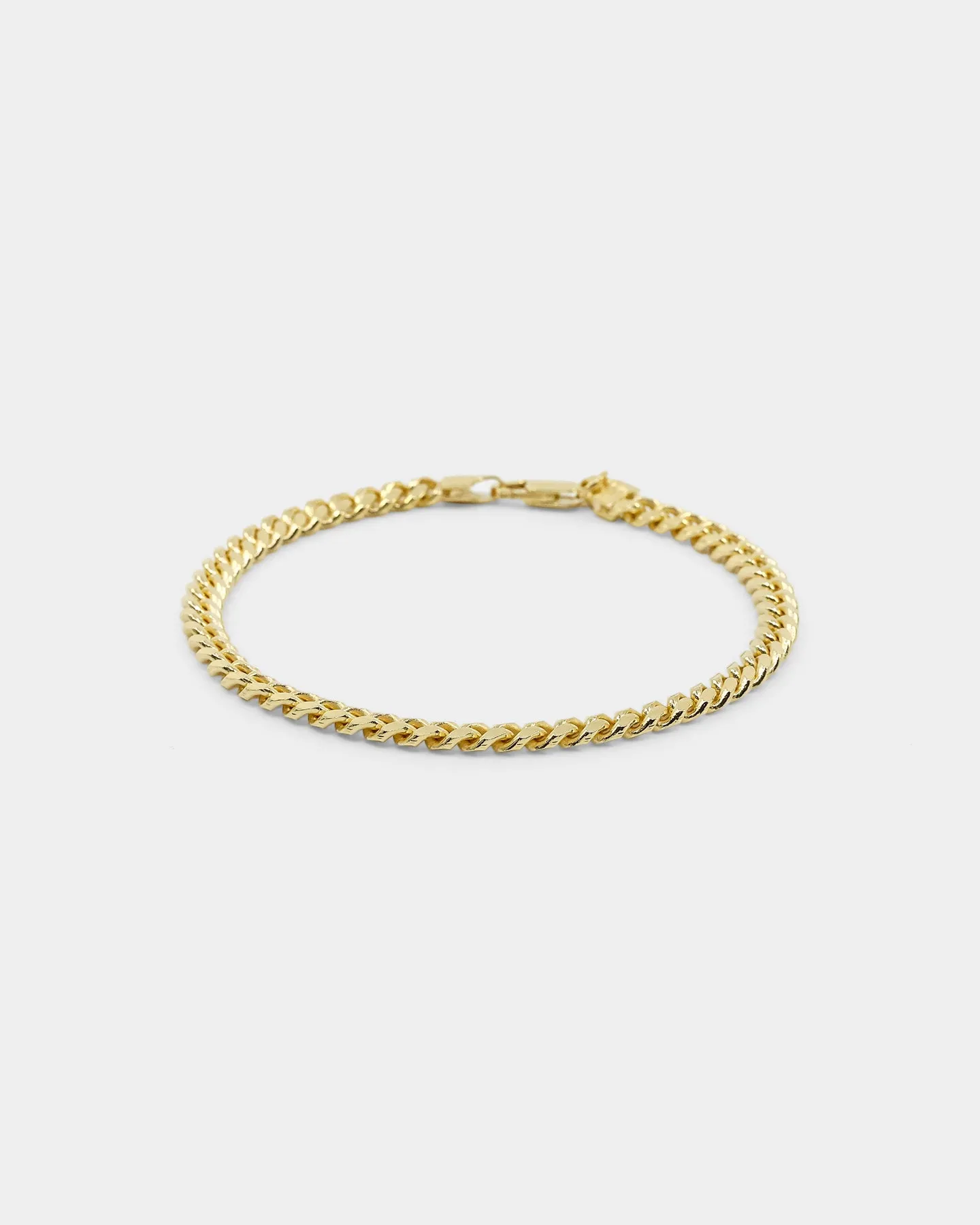 House Of Auric 5mm Cuban Link Bracelet 18k Gold Vermeil