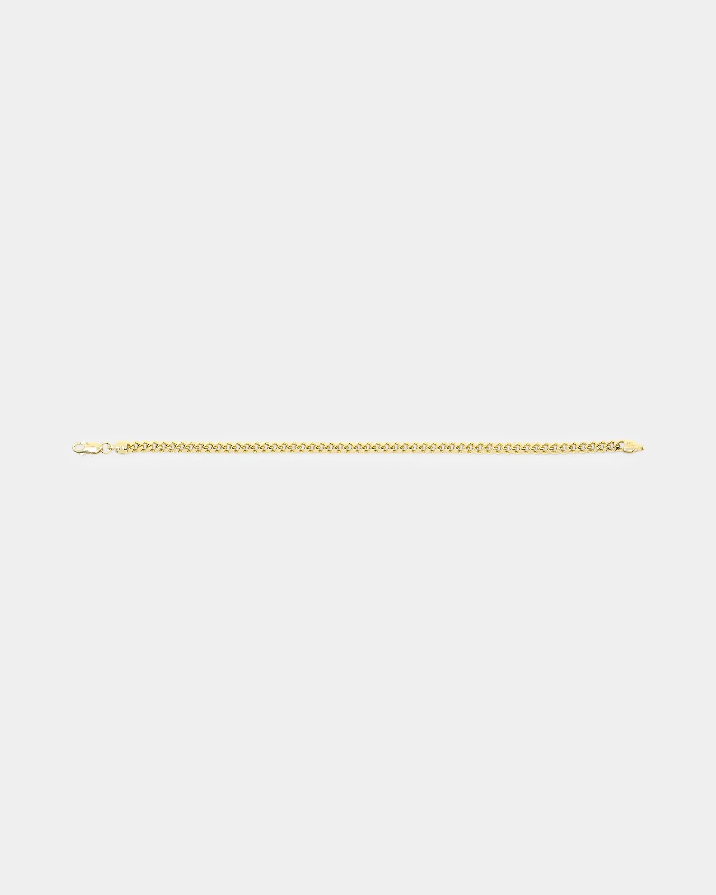 House Of Auric 5mm Cuban Link Bracelet 18k Gold Vermeil
