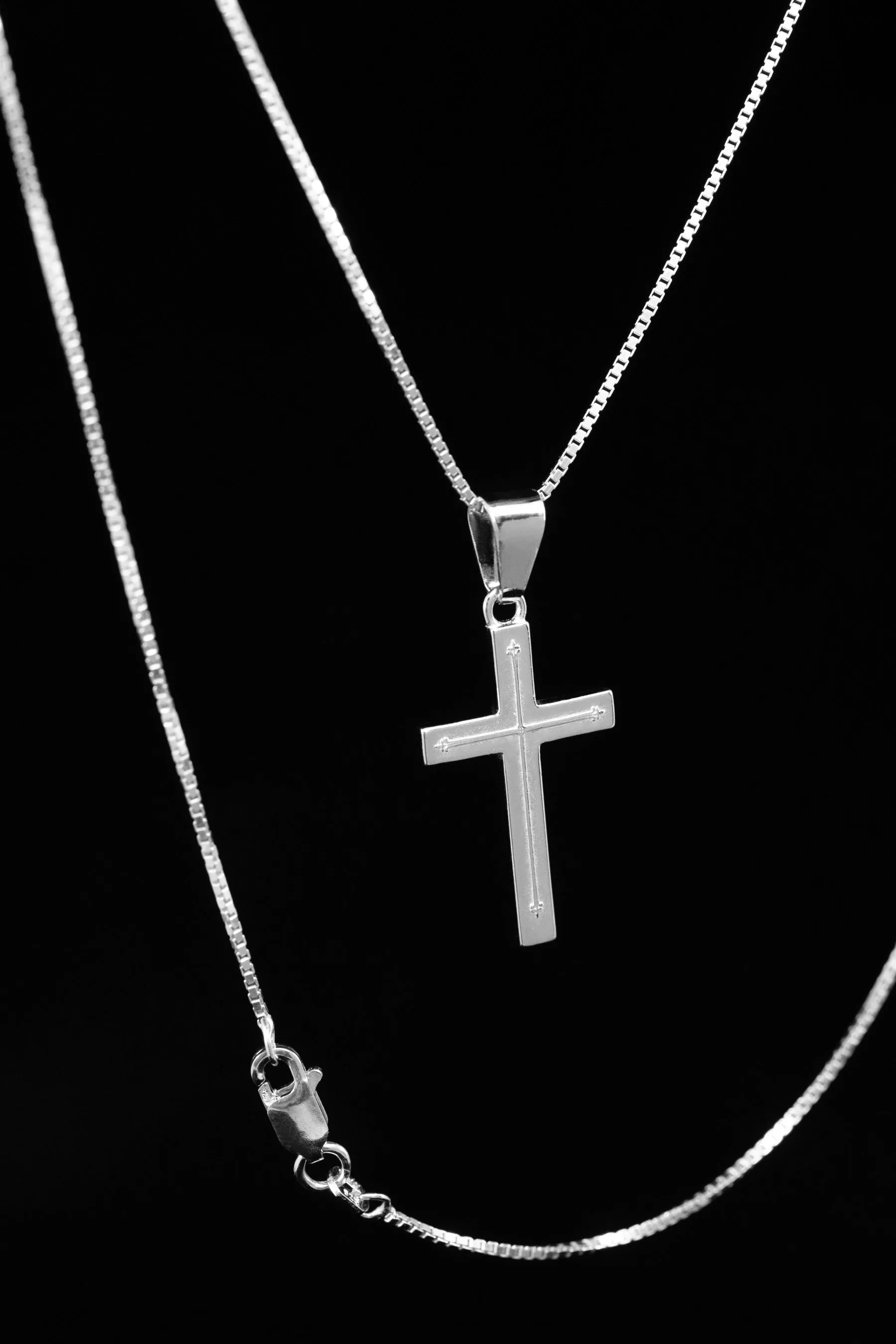 House Of Auric Mateo Cross Pendant Silver