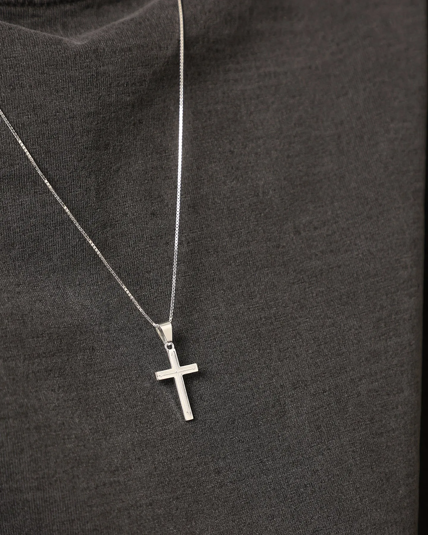 House Of Auric Mateo Cross Pendant Silver