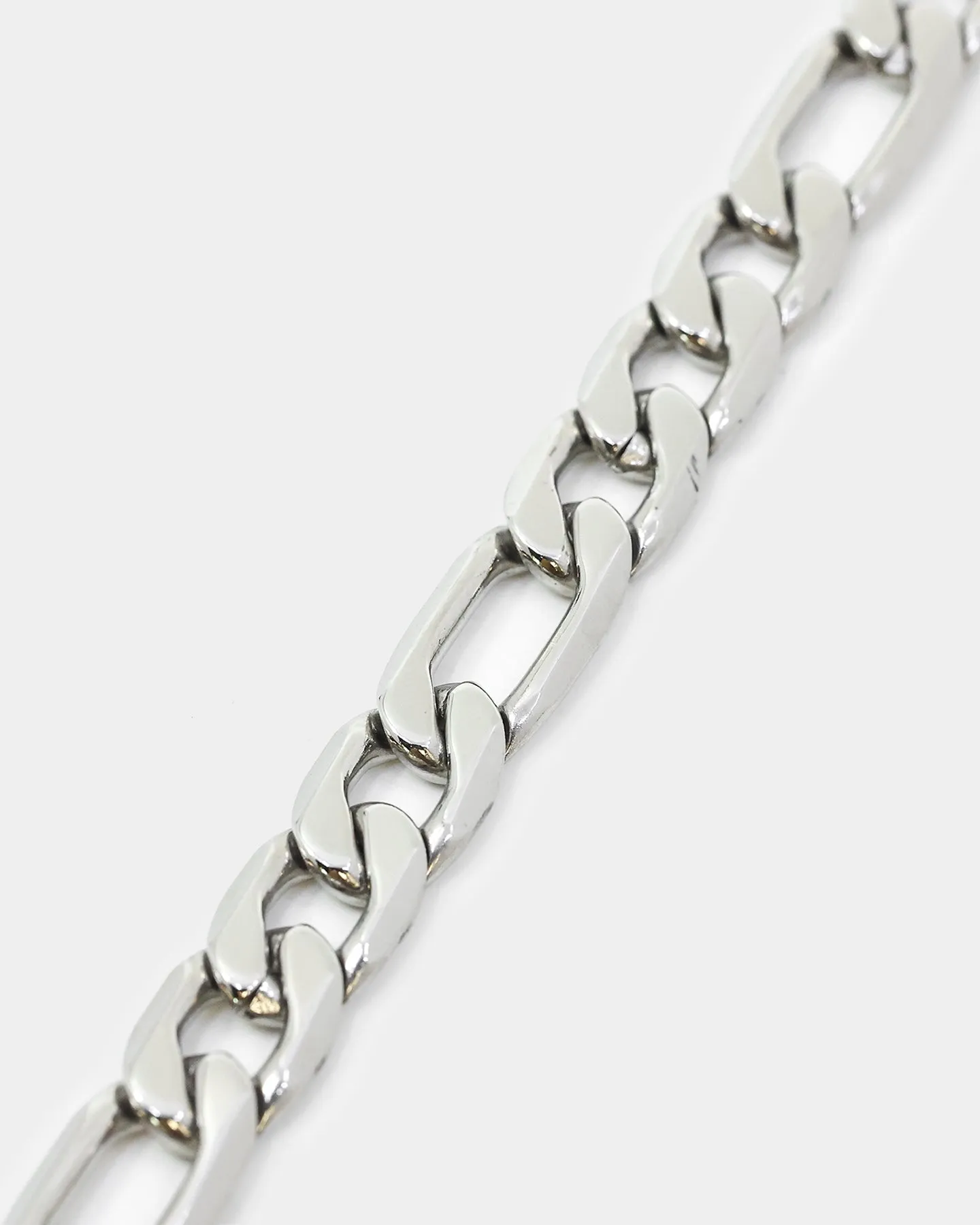 INFRA 9.5mm Figaro Bracelet Stainless Steel