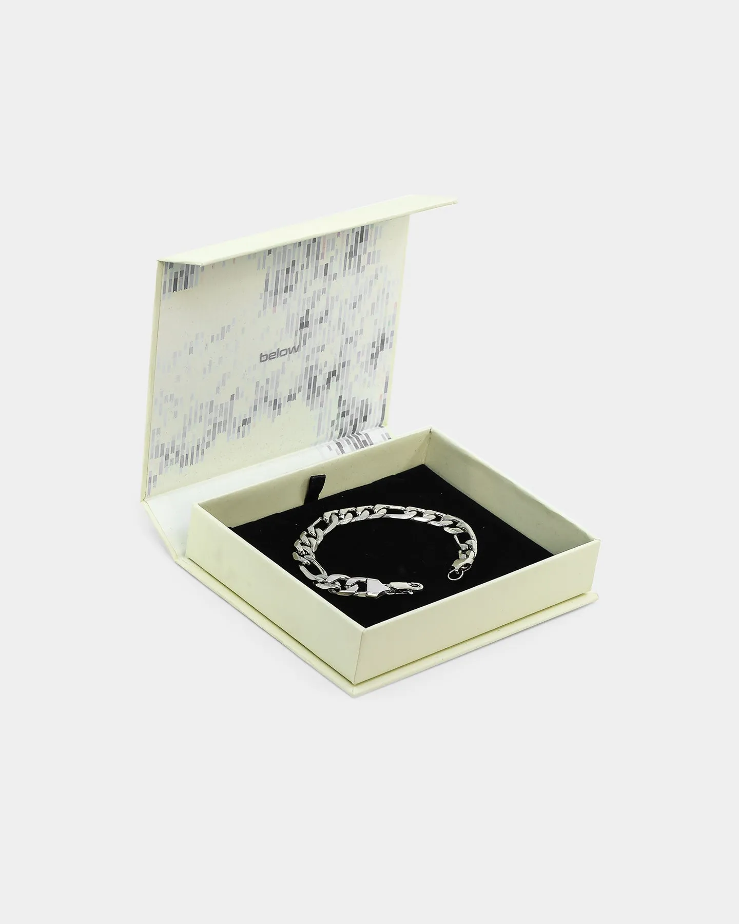 INFRA 9.5mm Figaro Bracelet Stainless Steel