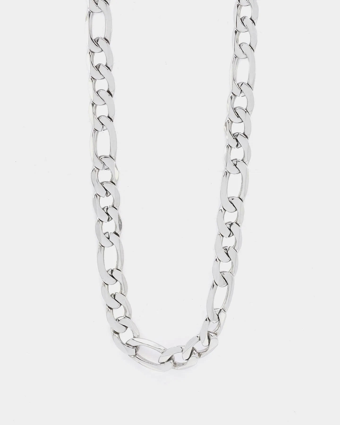Infra Figaro 9.5MM Chain Stainless Steel
