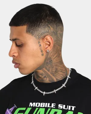 INFRA Iced Claw Necklace Iced White Gold