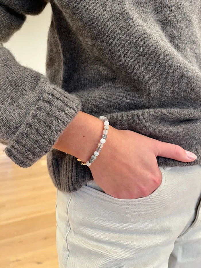 Inner Peace Lifeforce 18K Gold Bracelet w. Diamonds