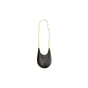 Ionic Mpingo 18K Gold Earring w. Diamond