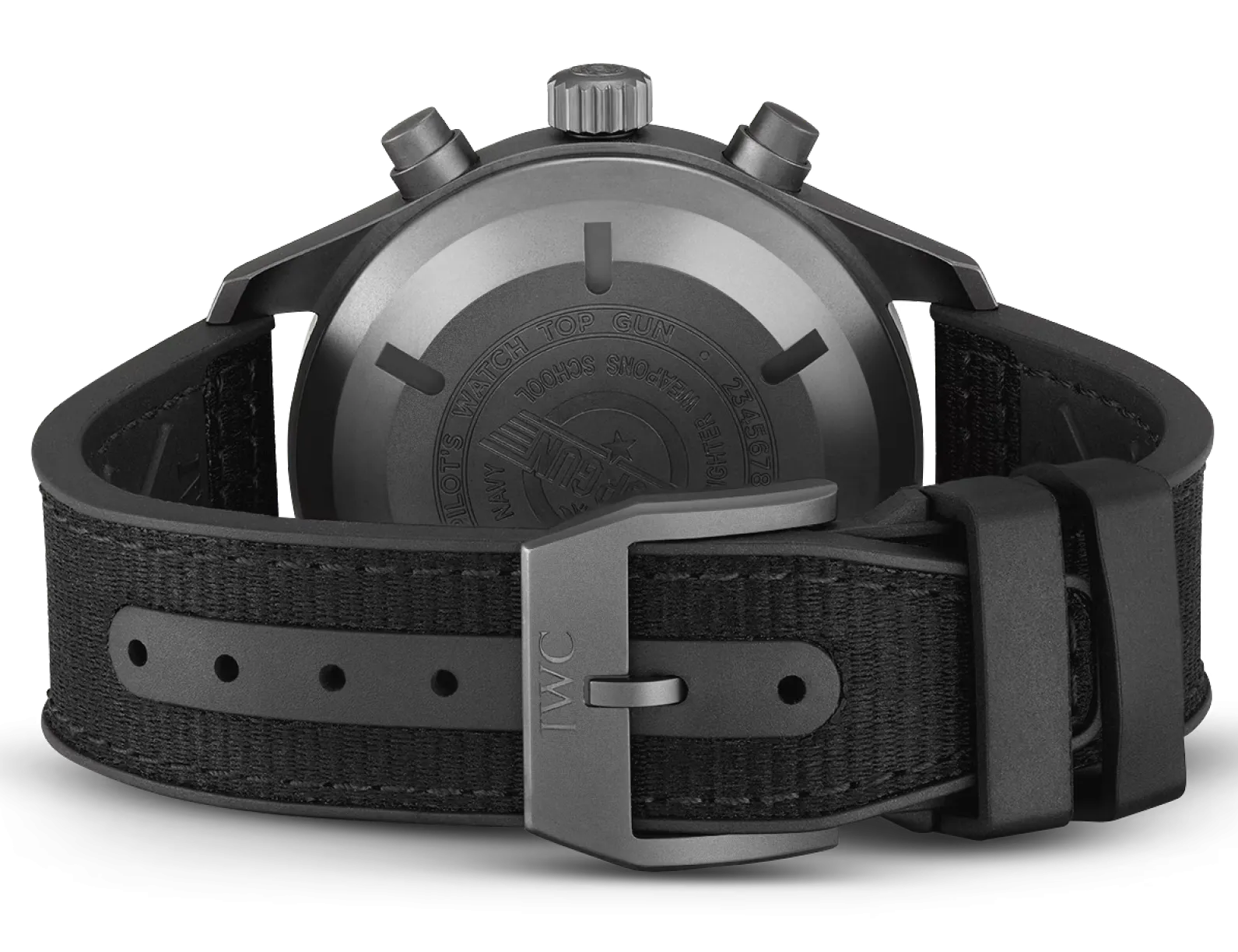 IWC Pilots Double Chronograph Top Gun Ceratanium Watch