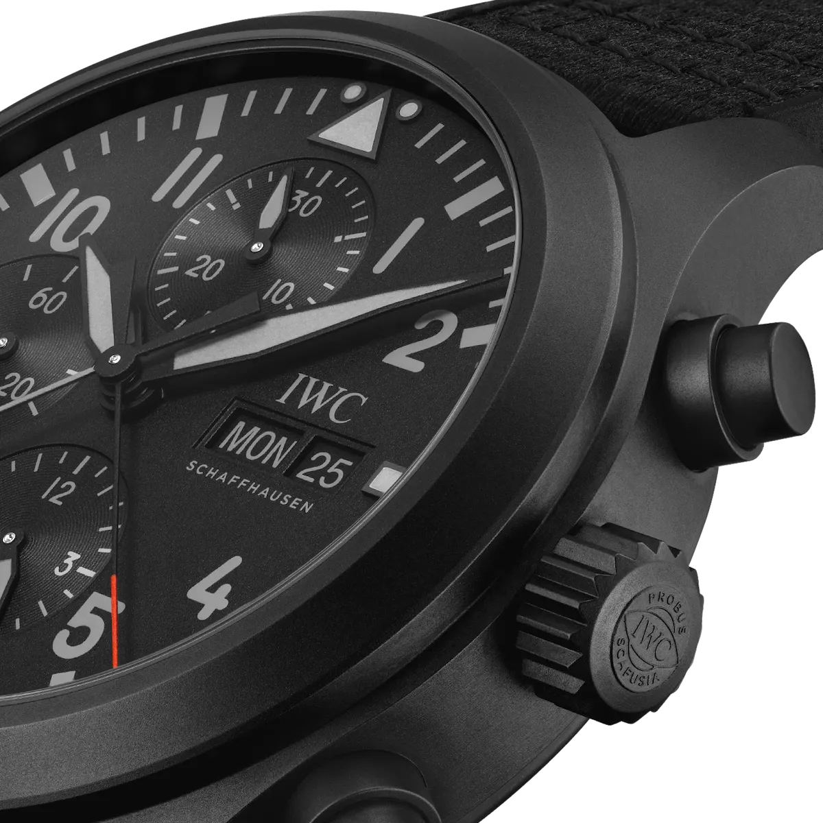 IWC Pilots Double Chronograph Top Gun Ceratanium Watch