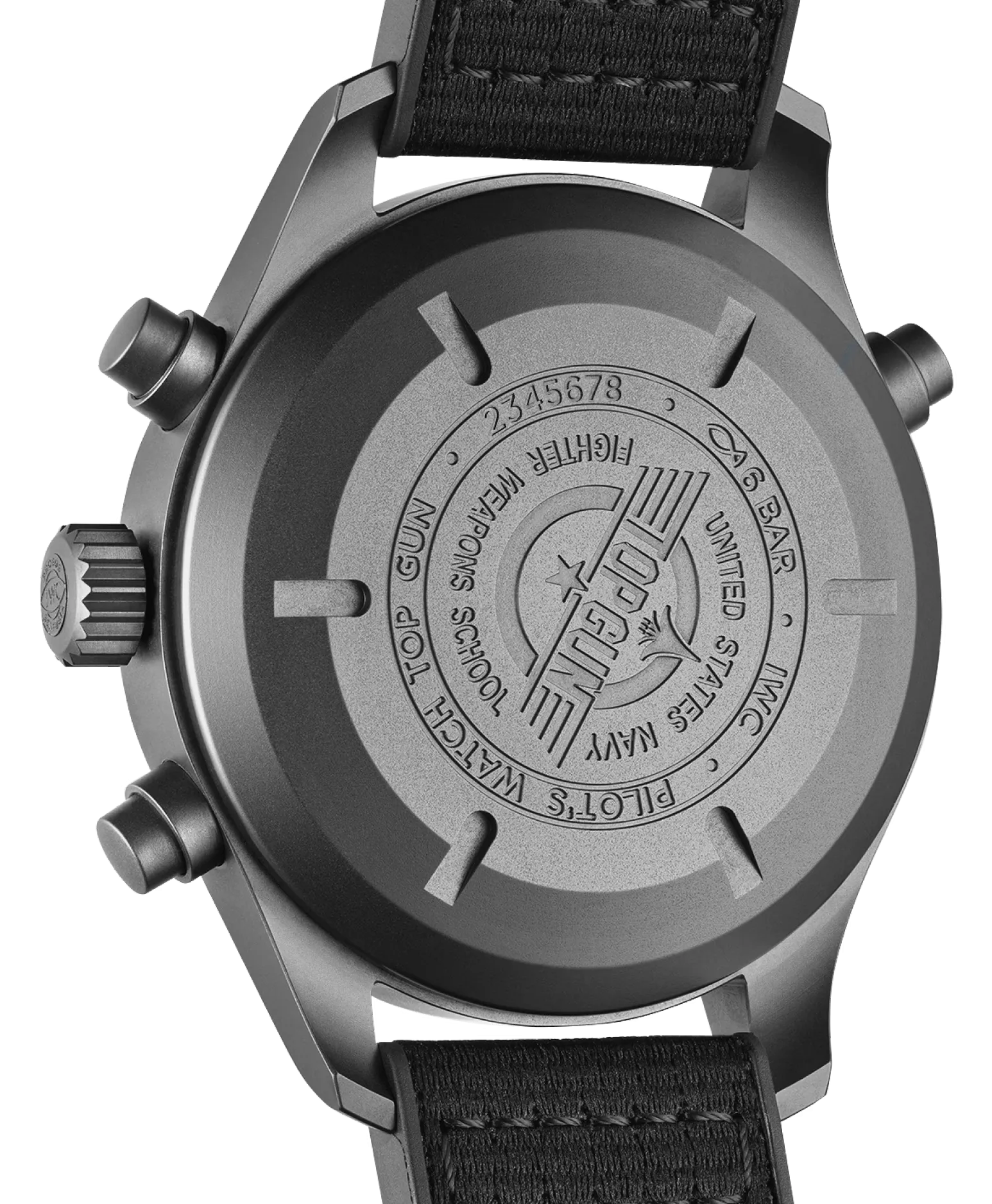 IWC Pilots Double Chronograph Top Gun Ceratanium Watch
