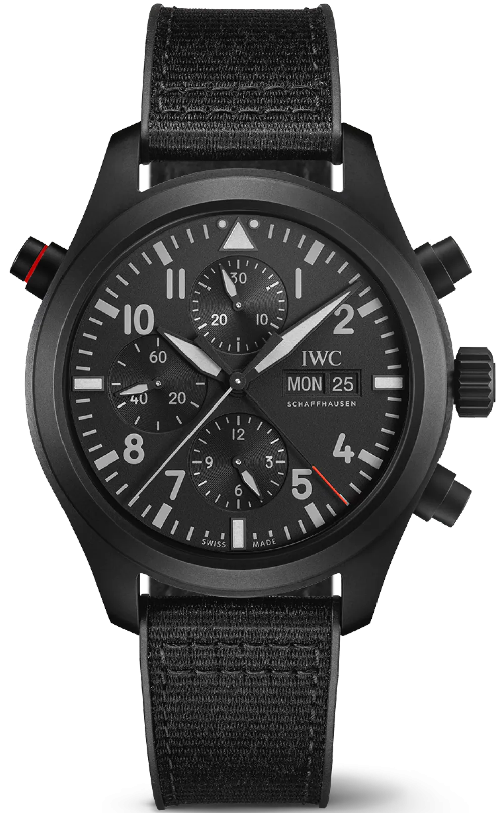 IWC Pilots Double Chronograph Top Gun Ceratanium Watch