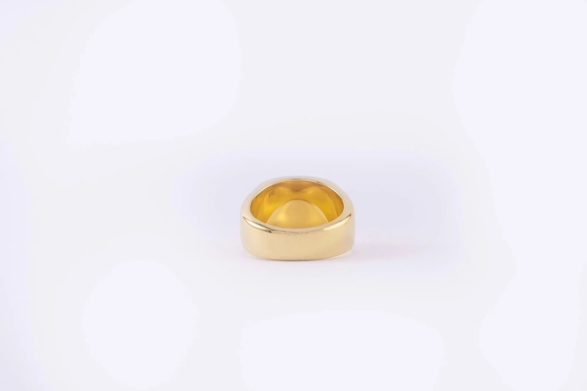 IX Eagle Signet Gold Plated Ring