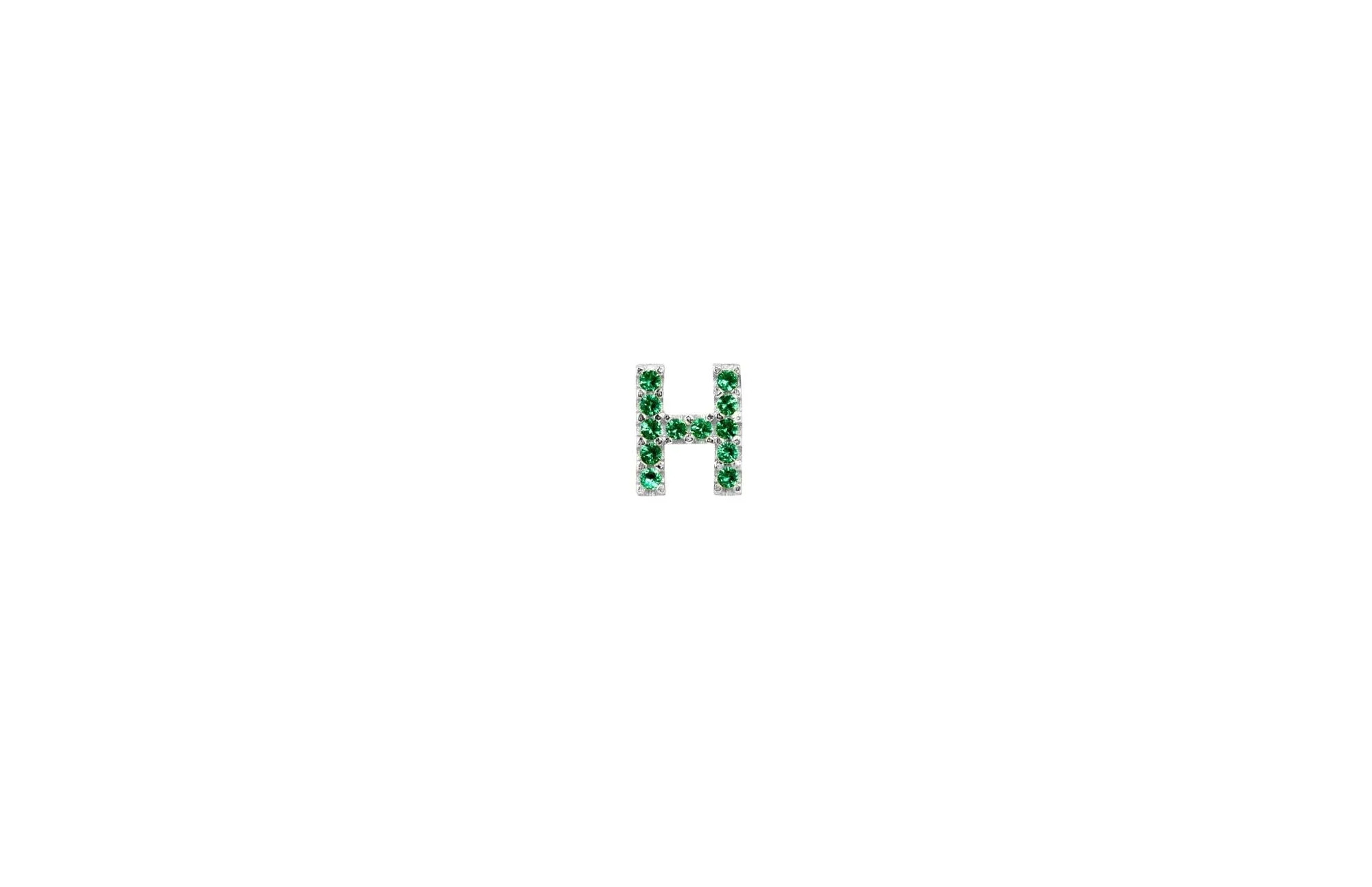 IX H Silver Stud w. Zirconia
