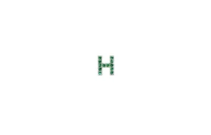 IX H Silver Stud w. Zirconia