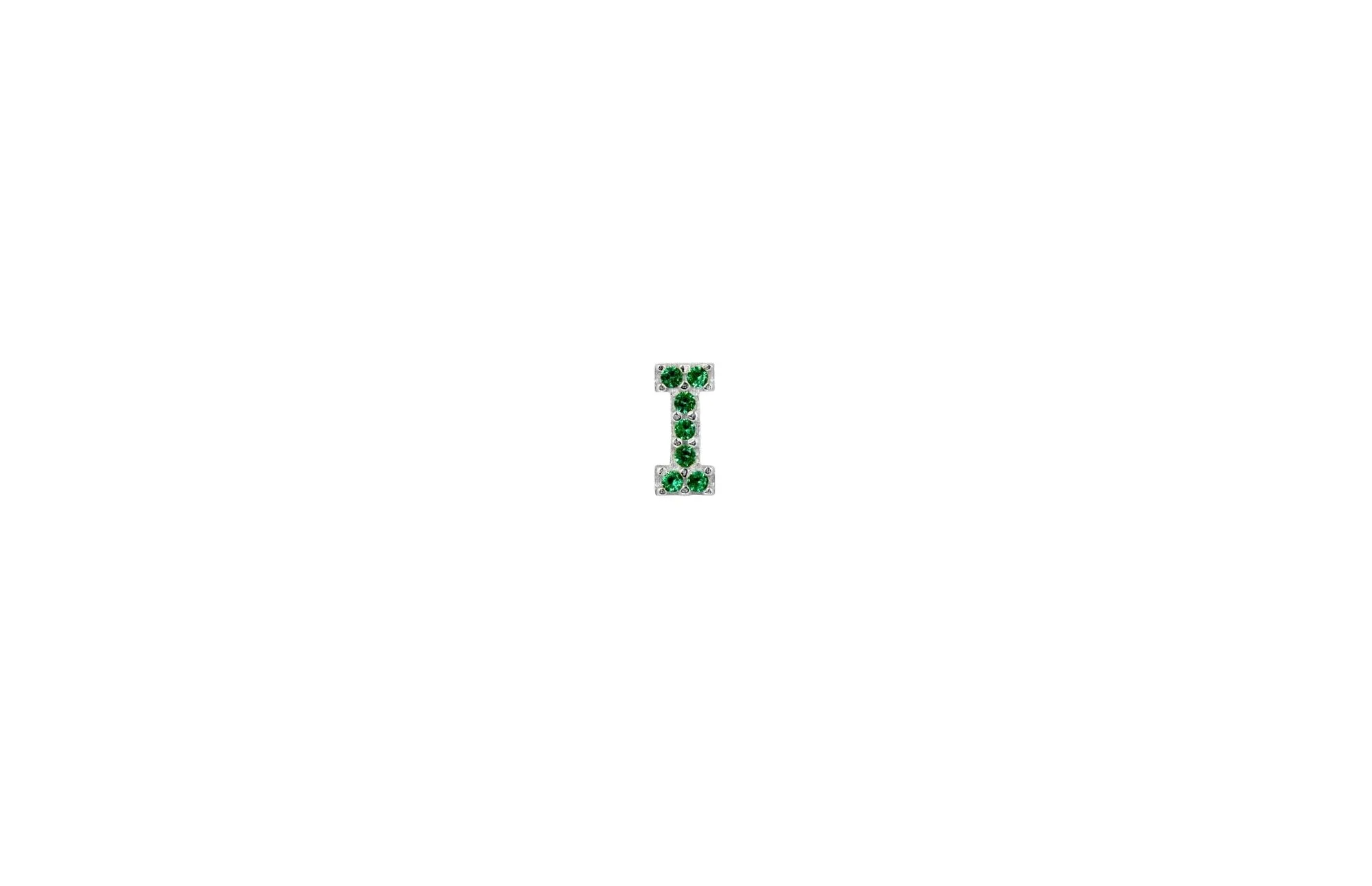 IX I Silver Stud w. Zirconia