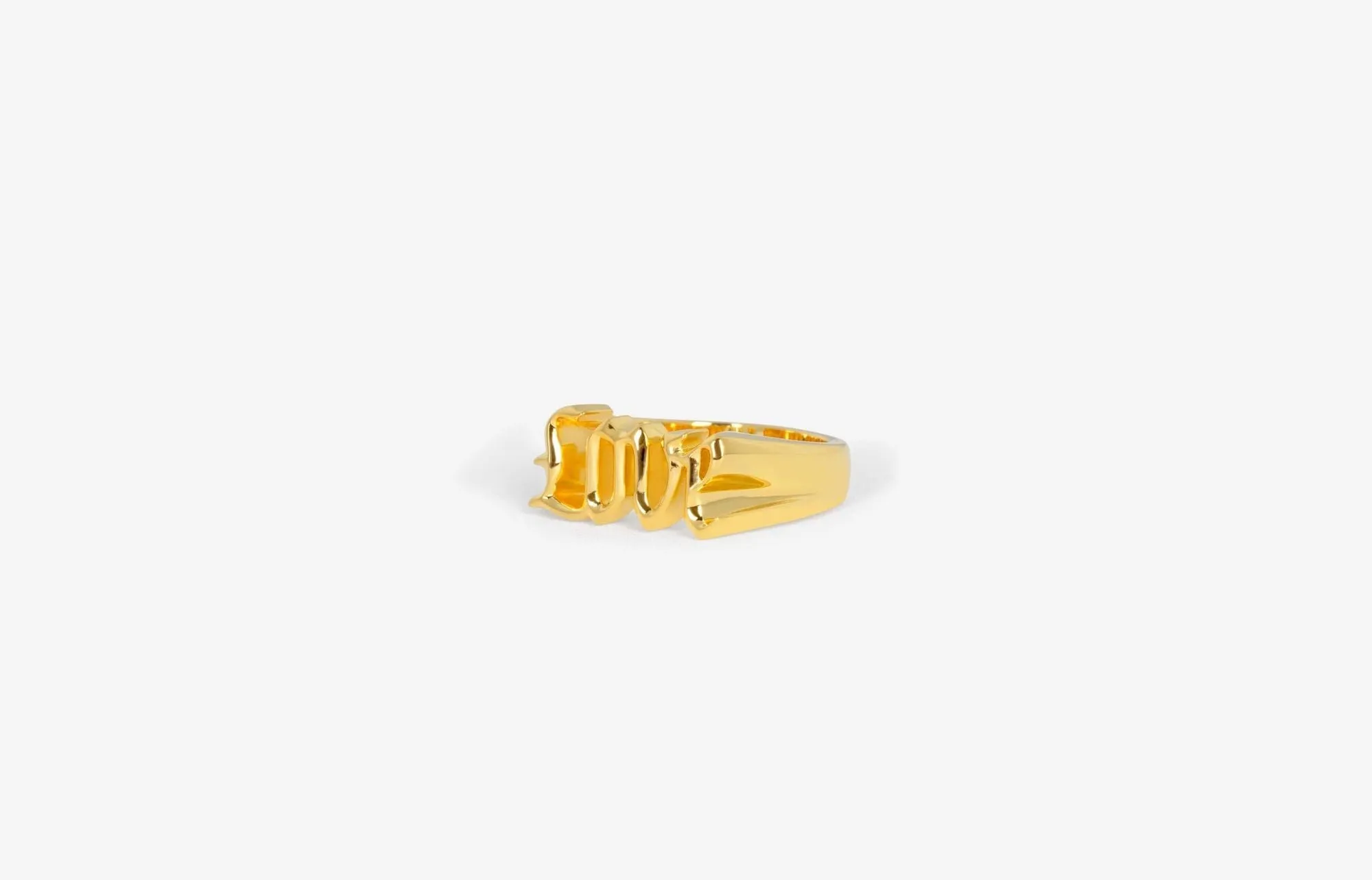 IX Love Gold Plated Ring