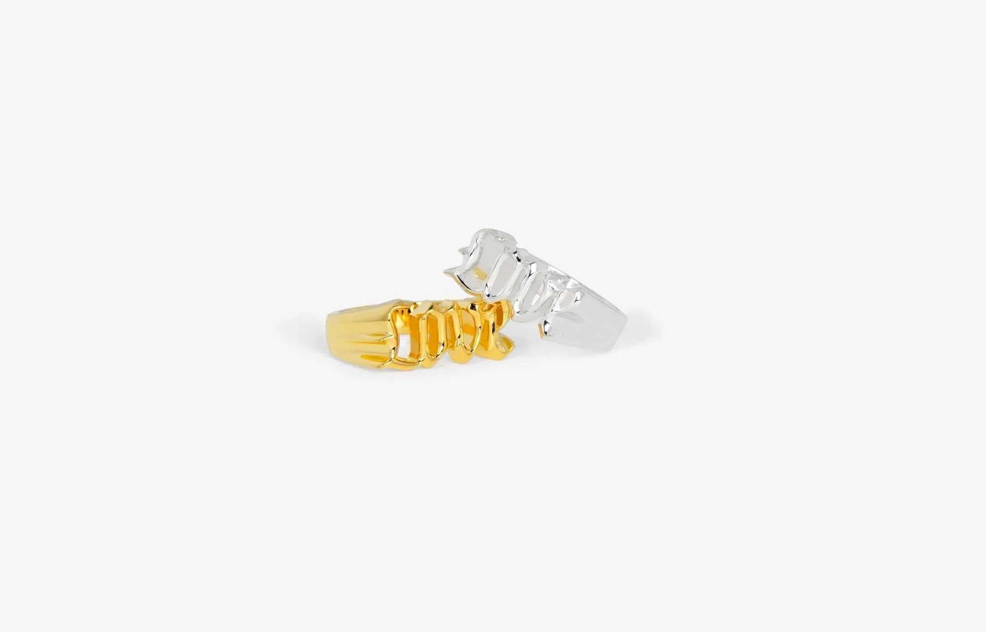 IX Love Gold Plated Ring