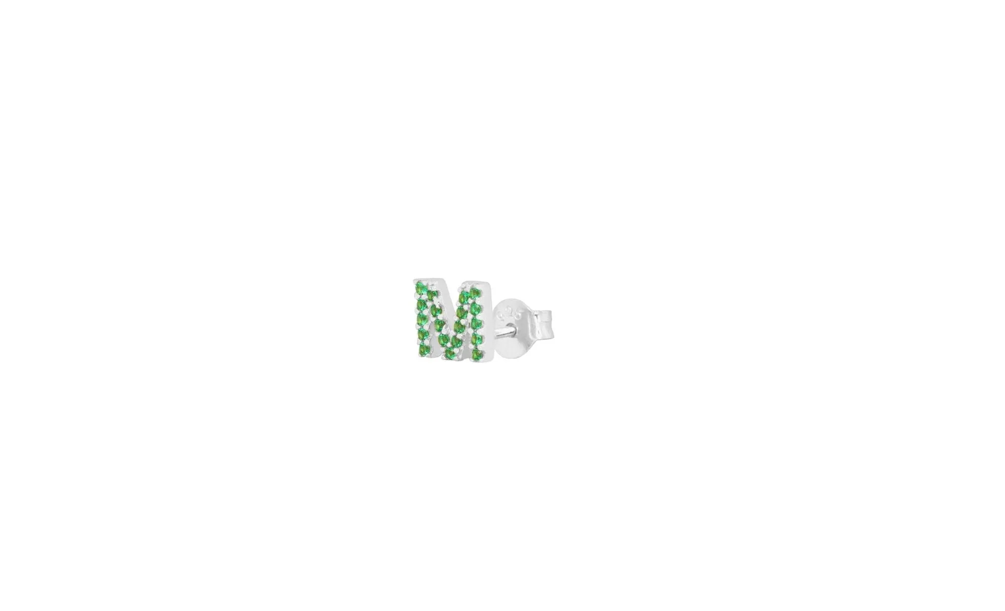 IX M Silver Stud w. Zirconia
