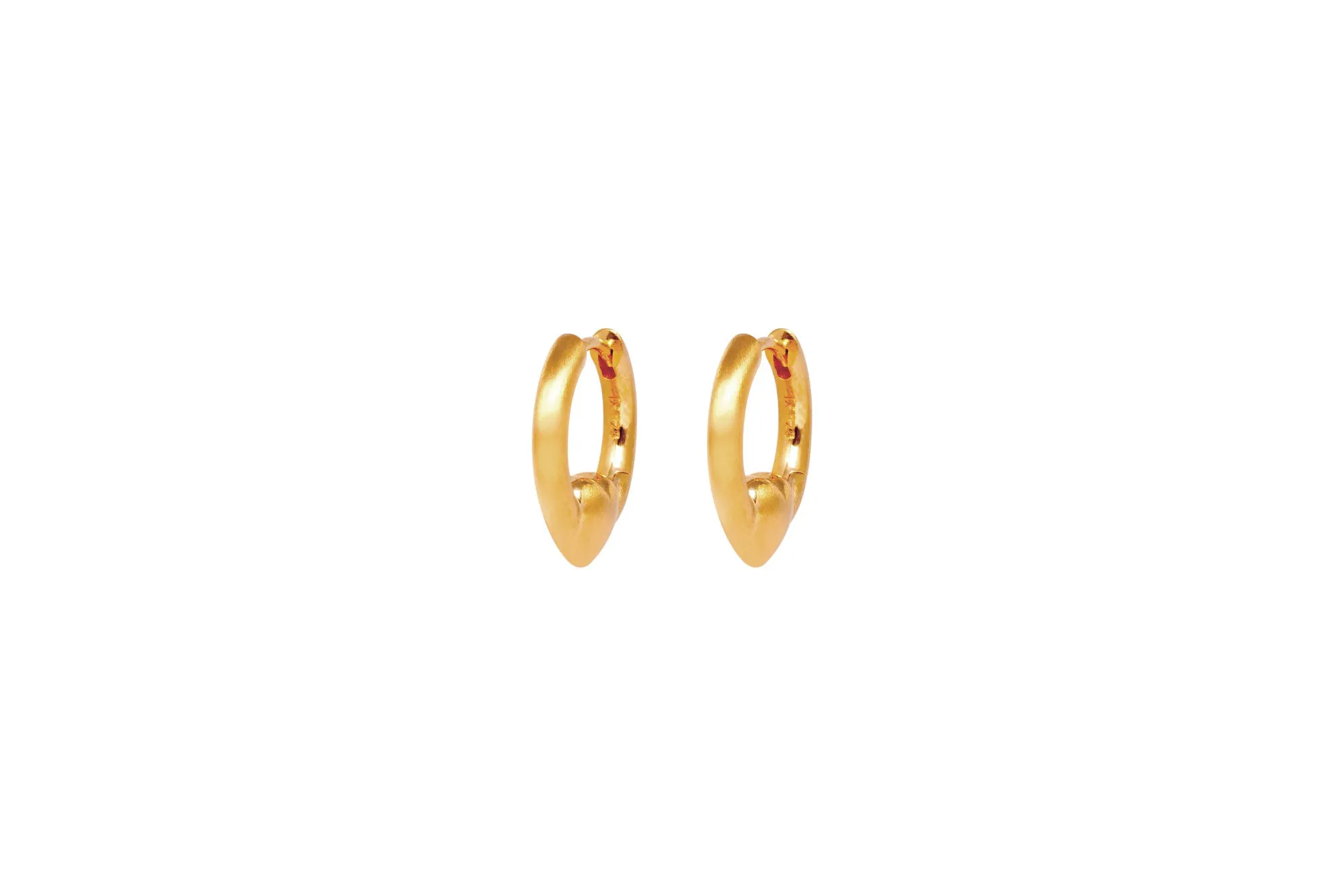 IX Soul Gold Plated Hoop Earring