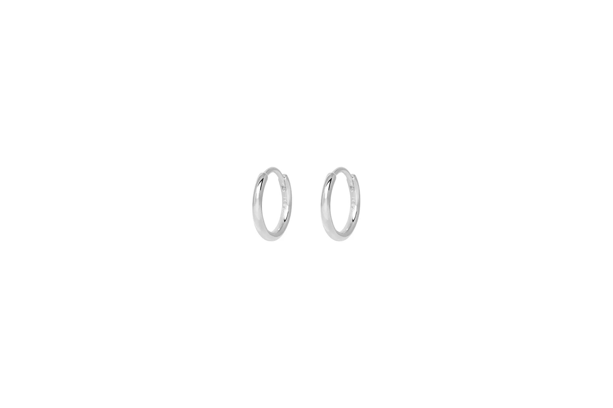 IX Taylor Silver Hoop Earring