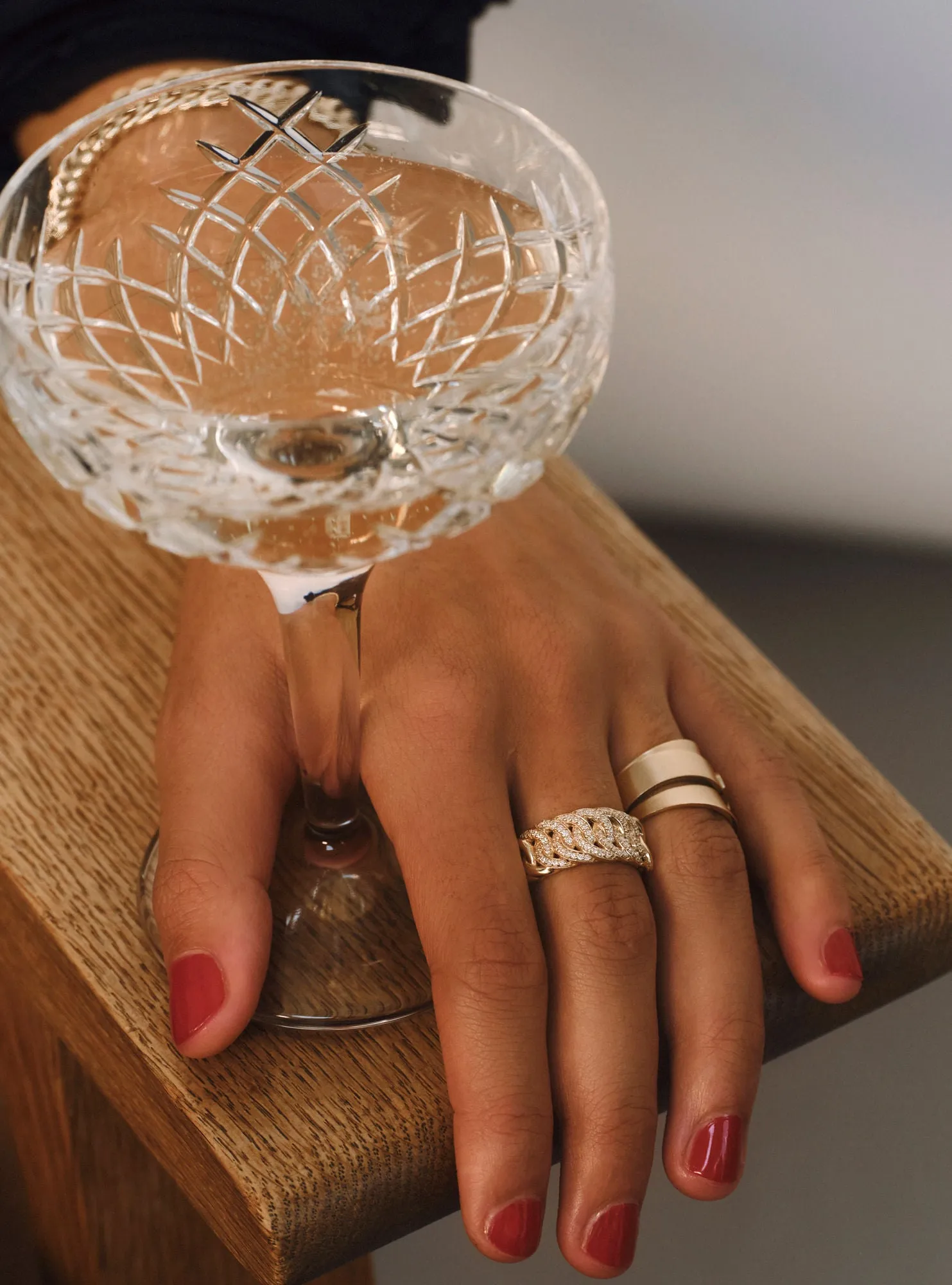 Jovian Large 18K Gold Ring