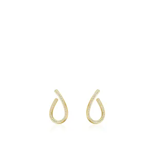 Kharisma Galaxy Small 18K Gold Earrings w. Diamond