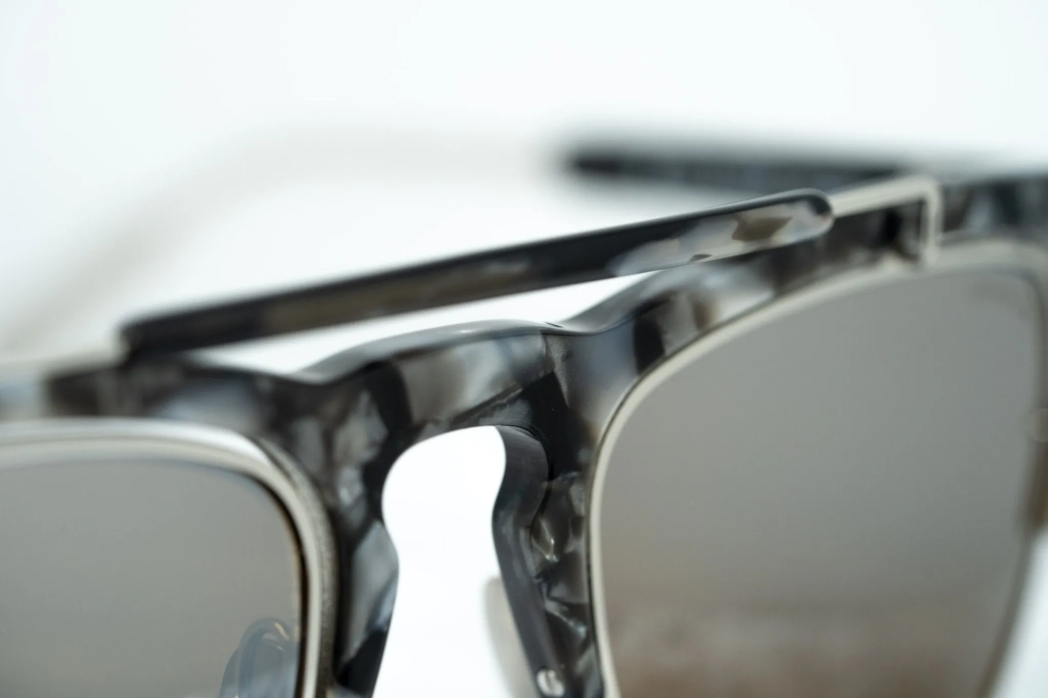 Kris Van Assche Sunglasses D-Frame Black and Orange