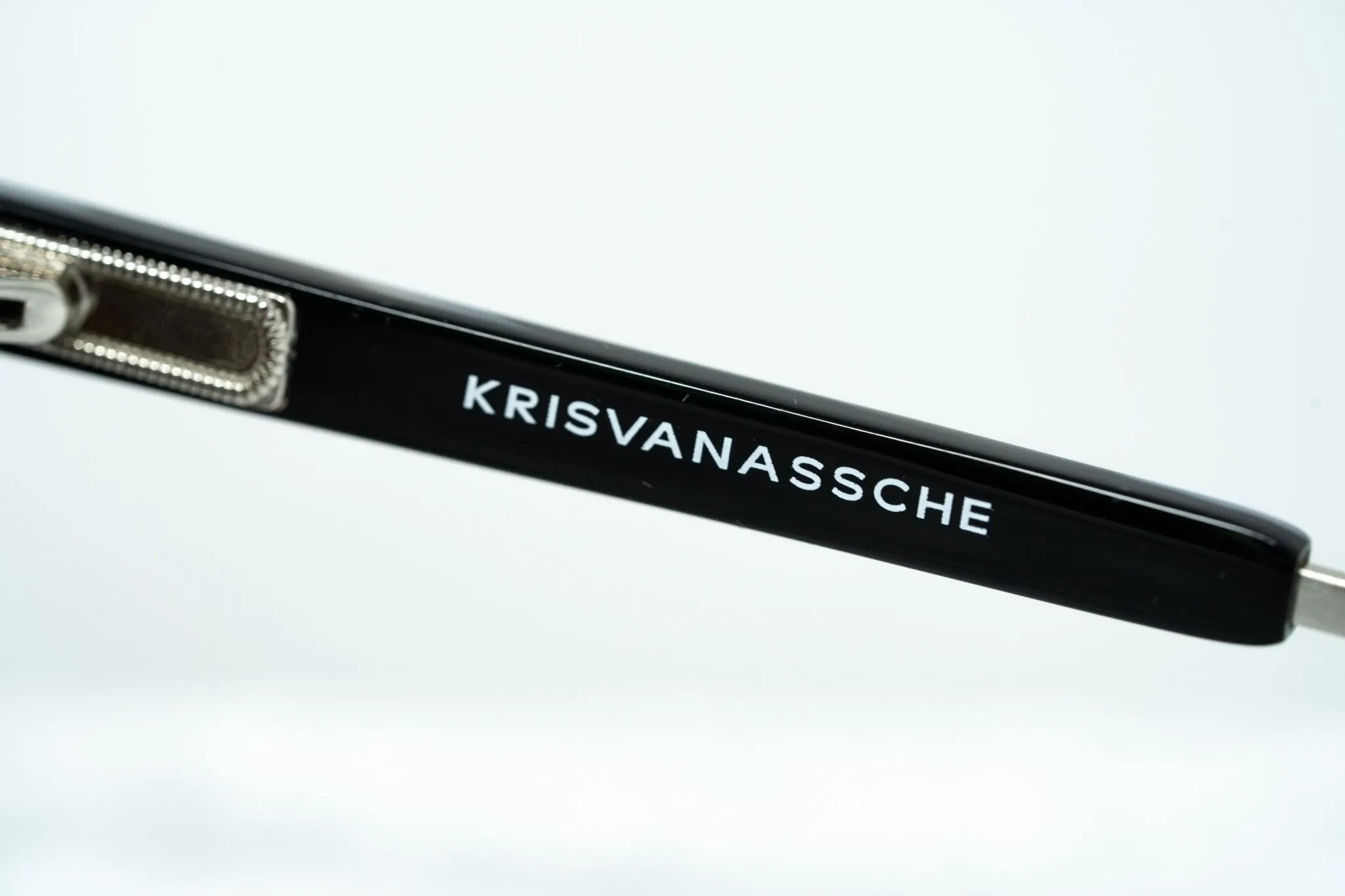 Kris Van Assche Sunglasses D-Frame Black and Orange