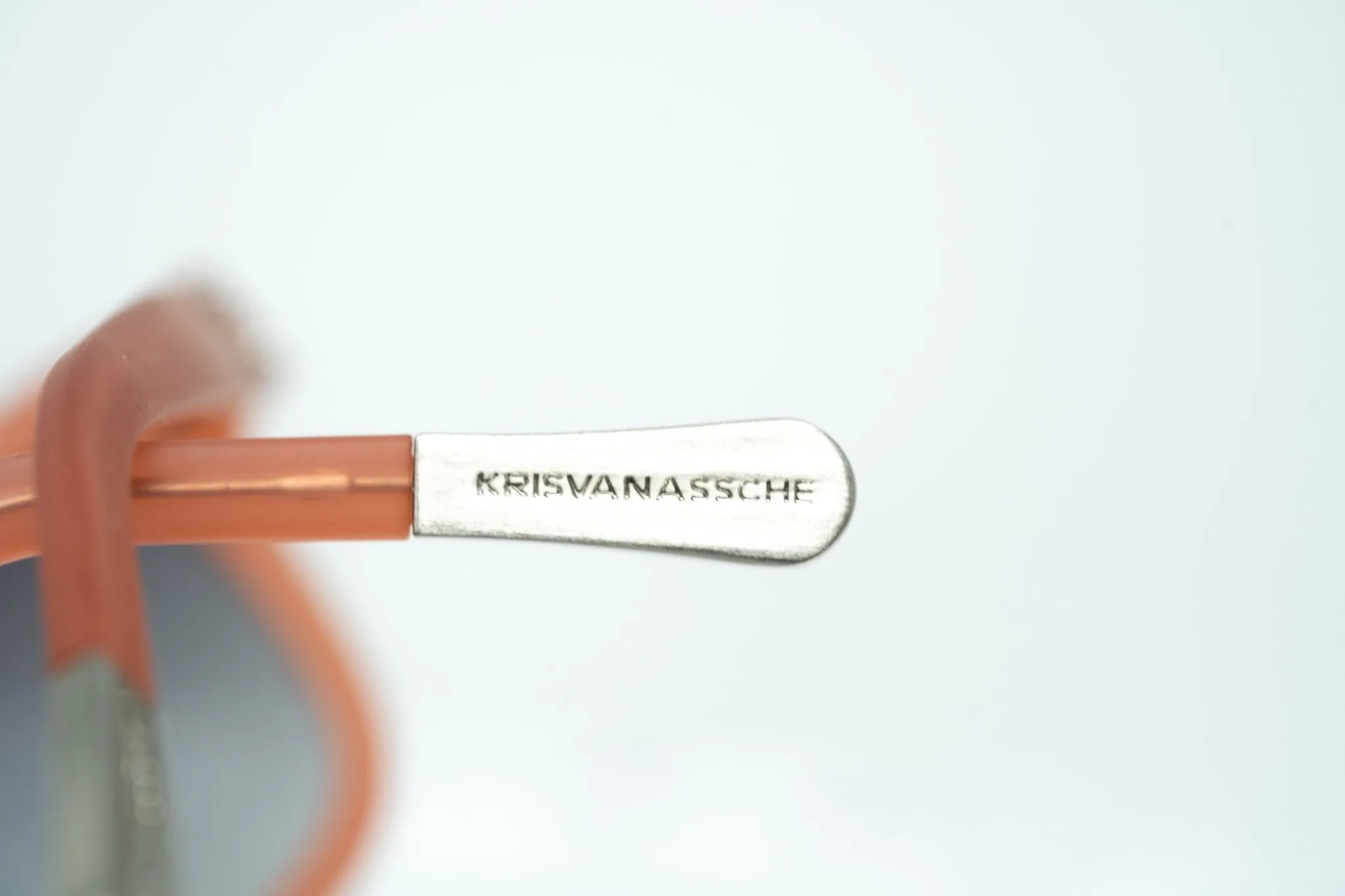 Kris Van Assche Sunglasses D-frame Orange and Grey