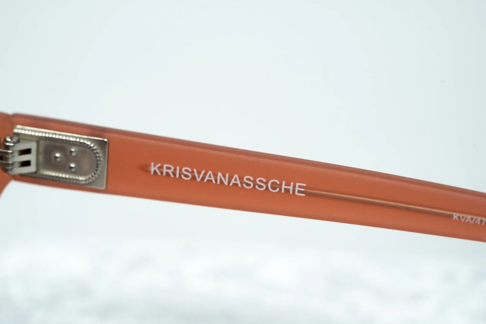 Kris Van Assche Sunglasses D-frame Orange and Grey
