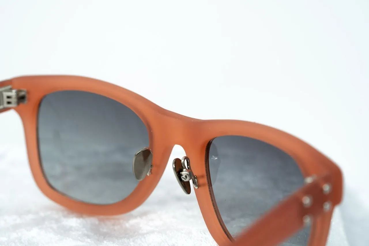 Kris Van Assche Sunglasses D-frame Orange and Grey