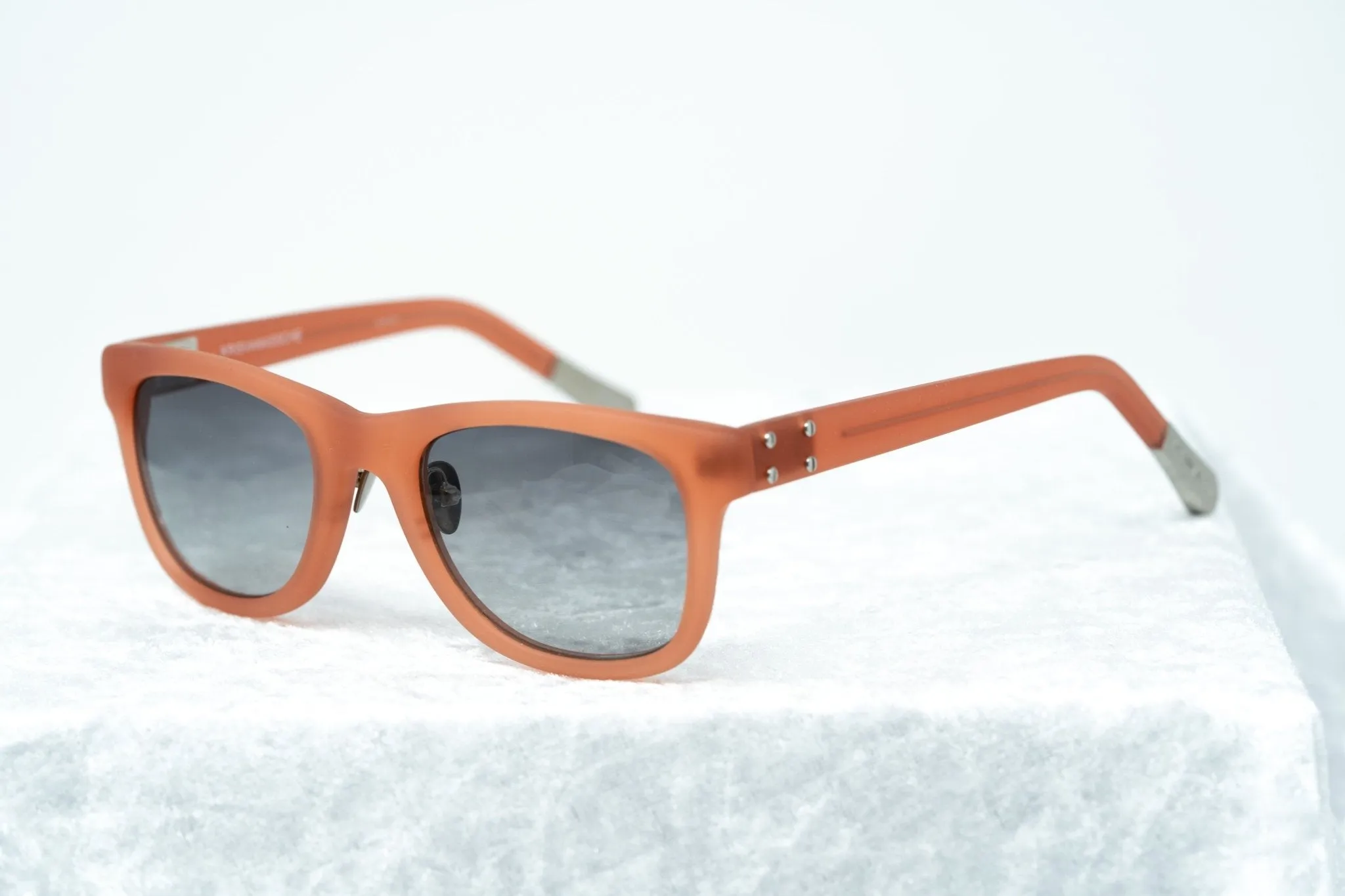 Kris Van Assche Sunglasses D-frame Orange and Grey
