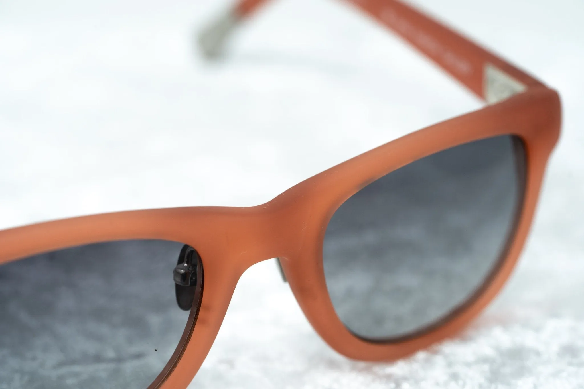 Kris Van Assche Sunglasses D-frame Orange and Grey