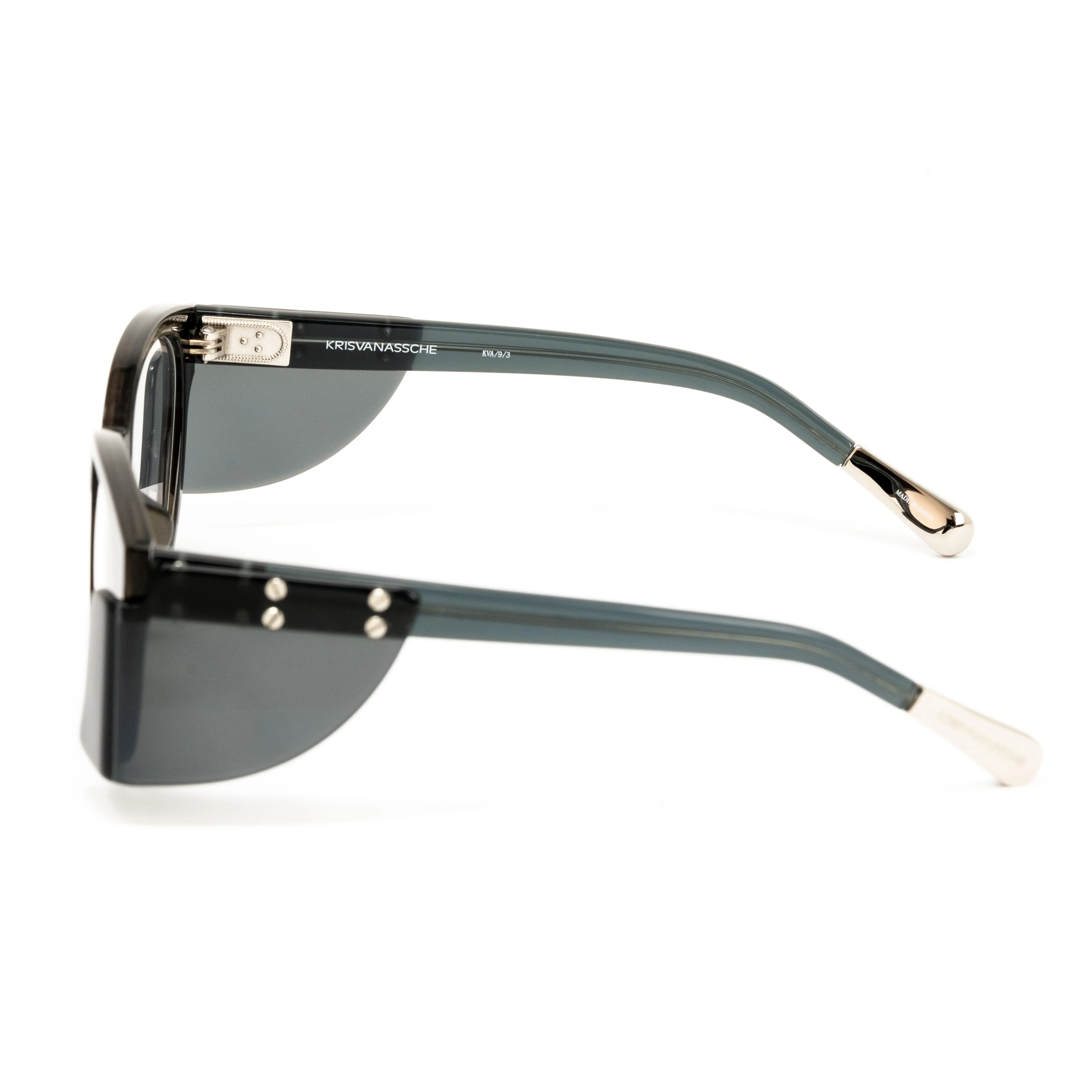 Kris Van Assche x Linda Farrow Black Eyeglasses KVA9C3OPT
