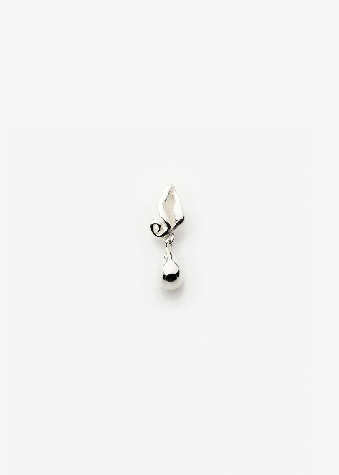 Lactuca Hanger I Silver Earring