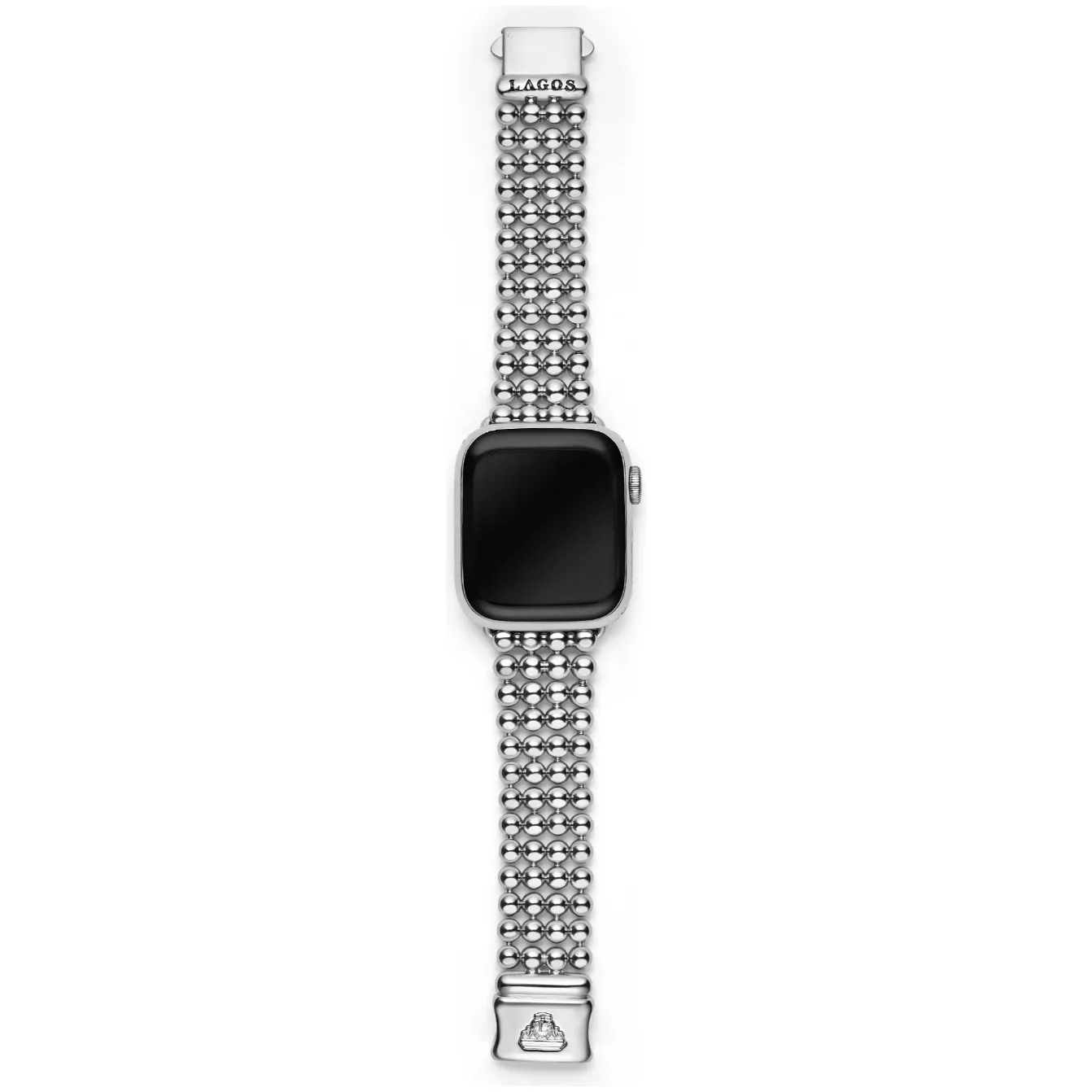 Lagos Stainless Steel Infinite Caviar Beaded Watch Bracelet 38-45mm
