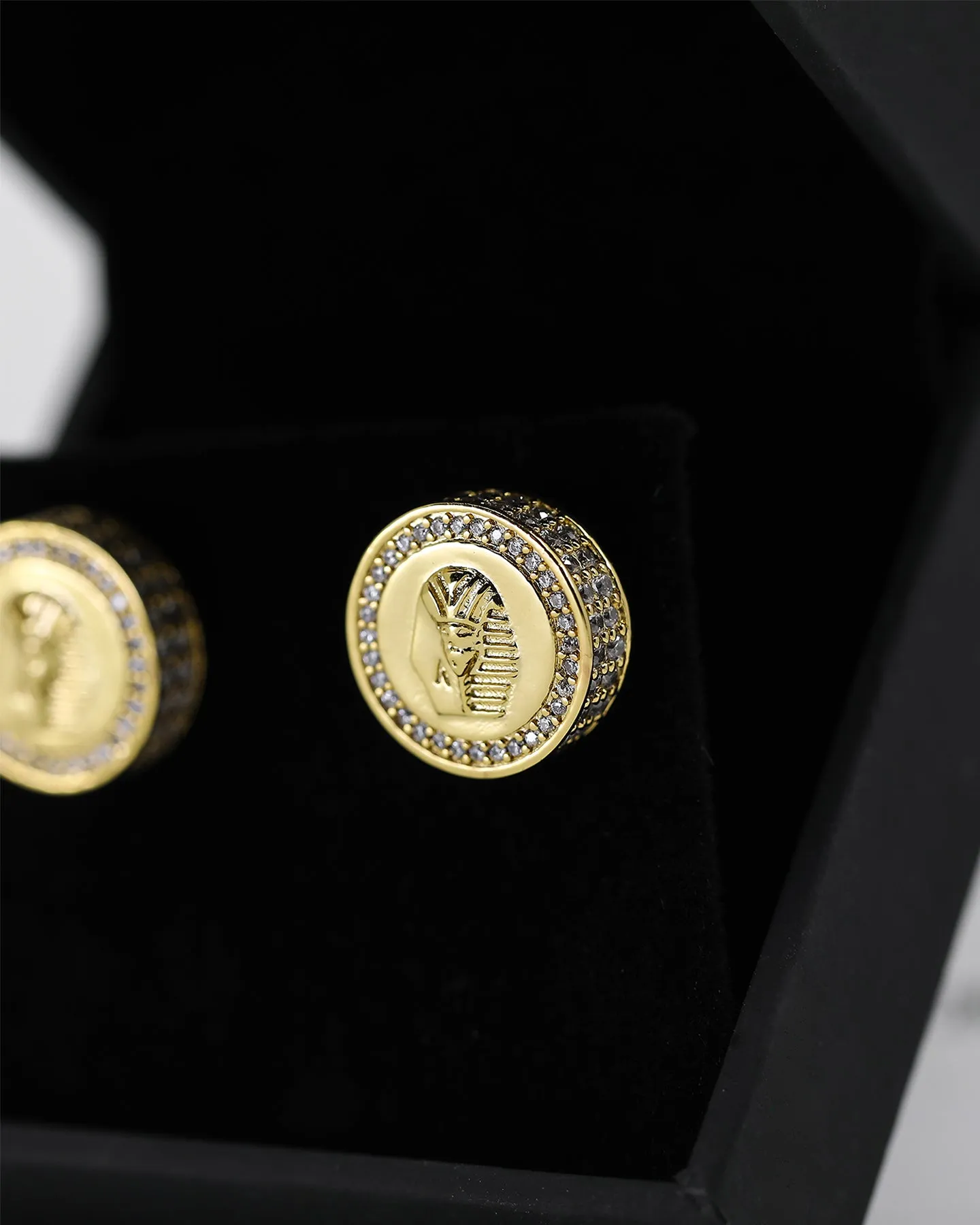 Last Kings Pharaoh Earrings Gold