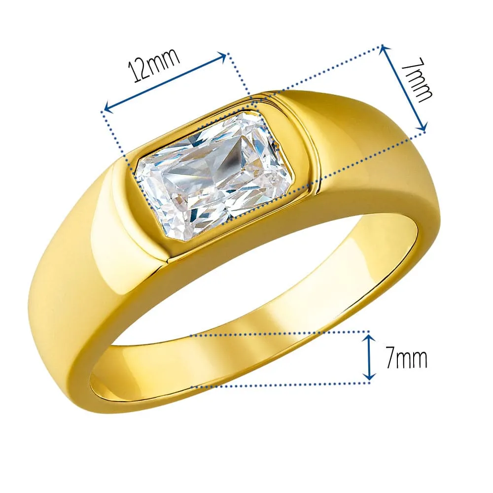 Le Mans Solitaire Ring