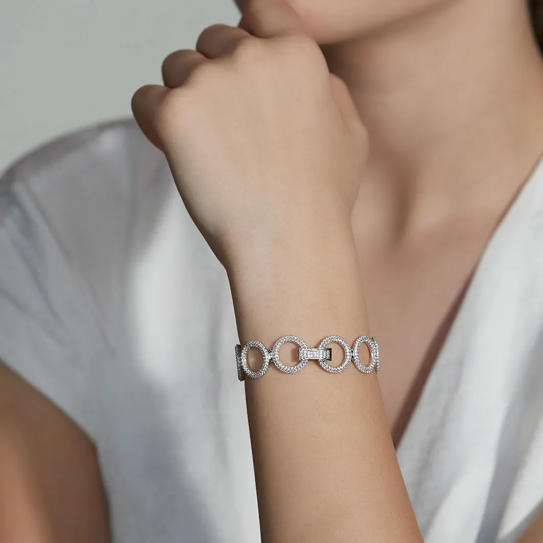 Matiné 18K Whitegold Bracelet w. 694 Diamonds