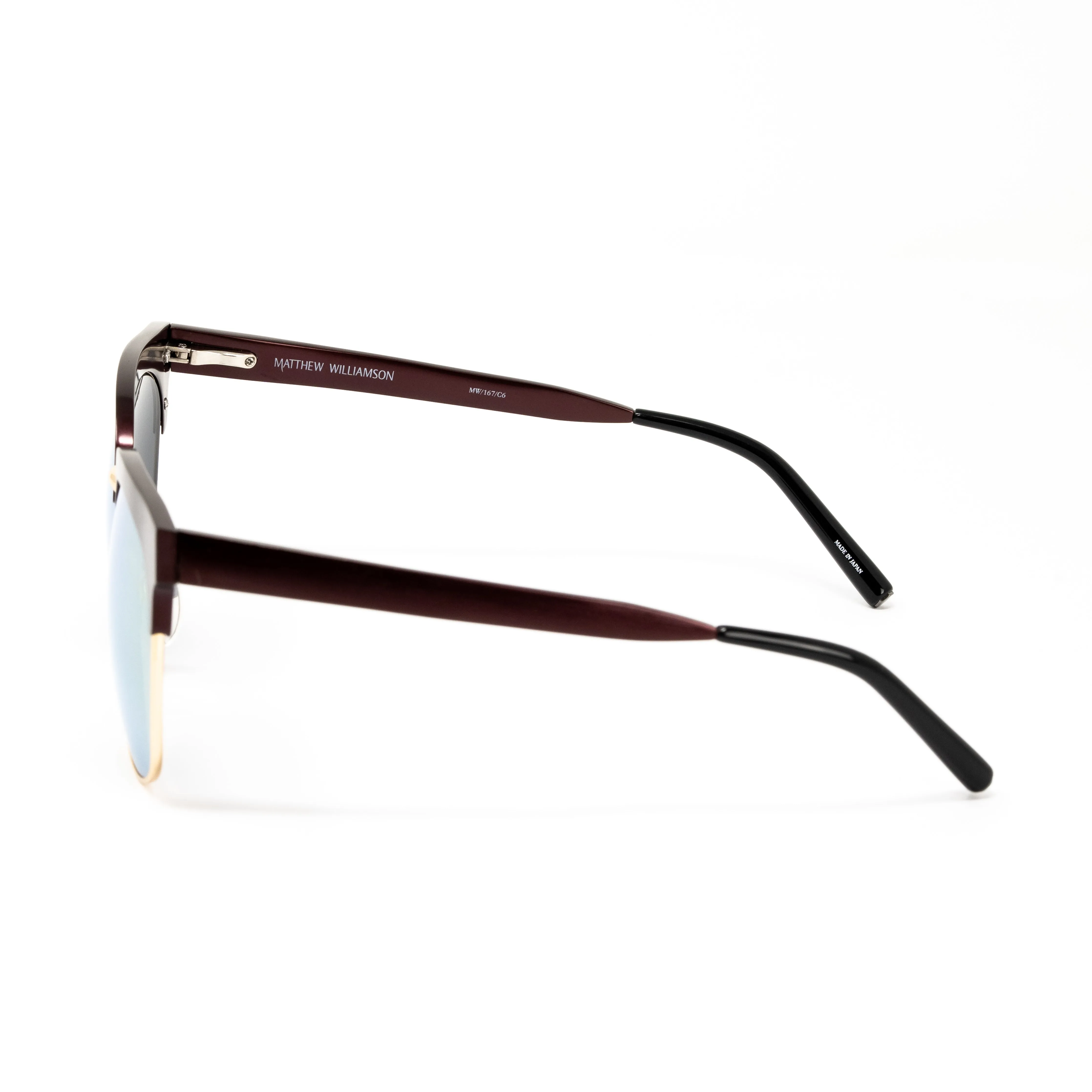 Matthew Williamson x Linda Farrow Brown Sunglasses MW167C6SUN