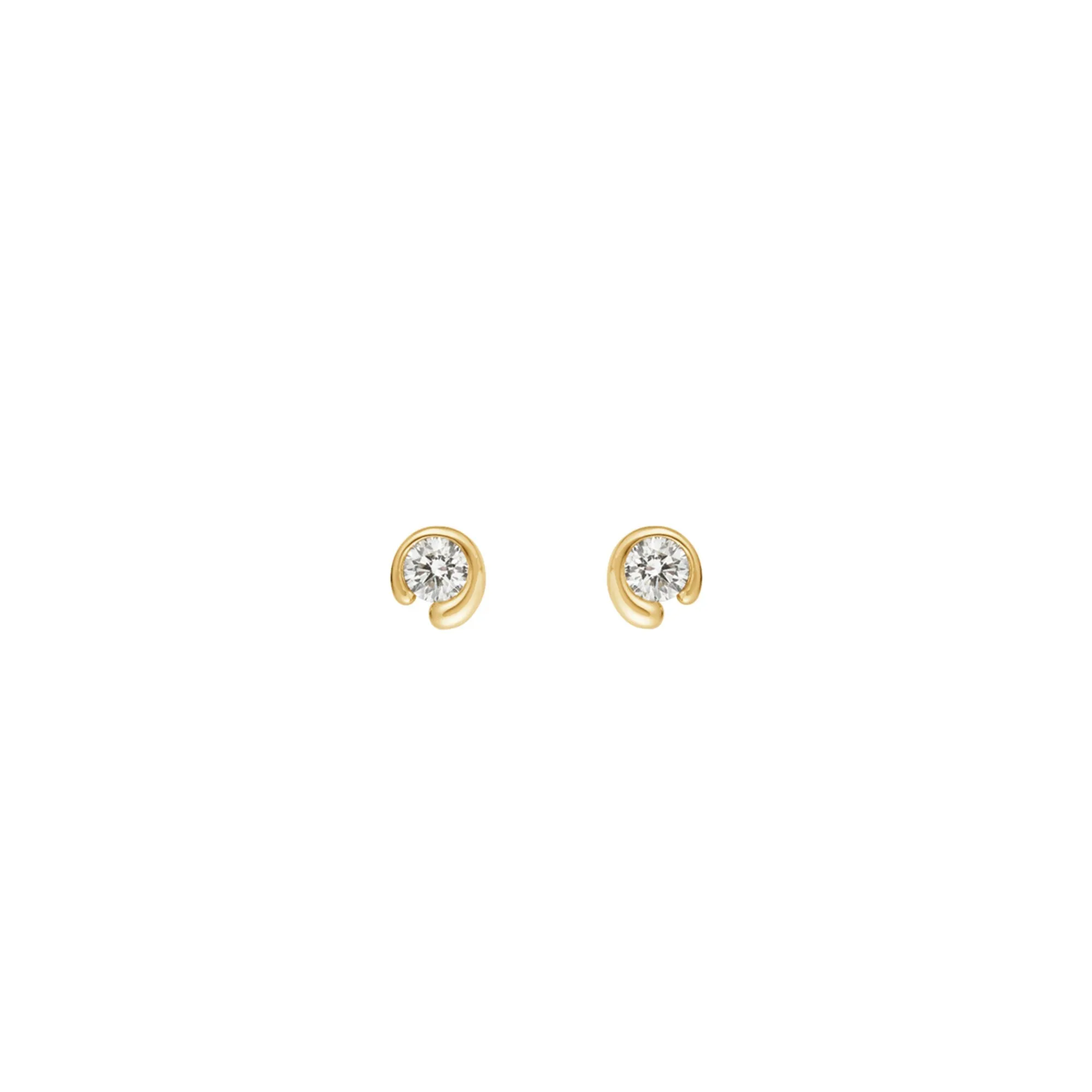 Mercy 18K Gold Studs w. 0.40 ct Diamonds