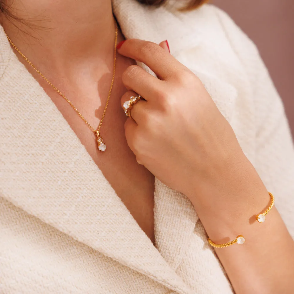 Mini Twisted Bracelet / Electric White Caroline Svedbom