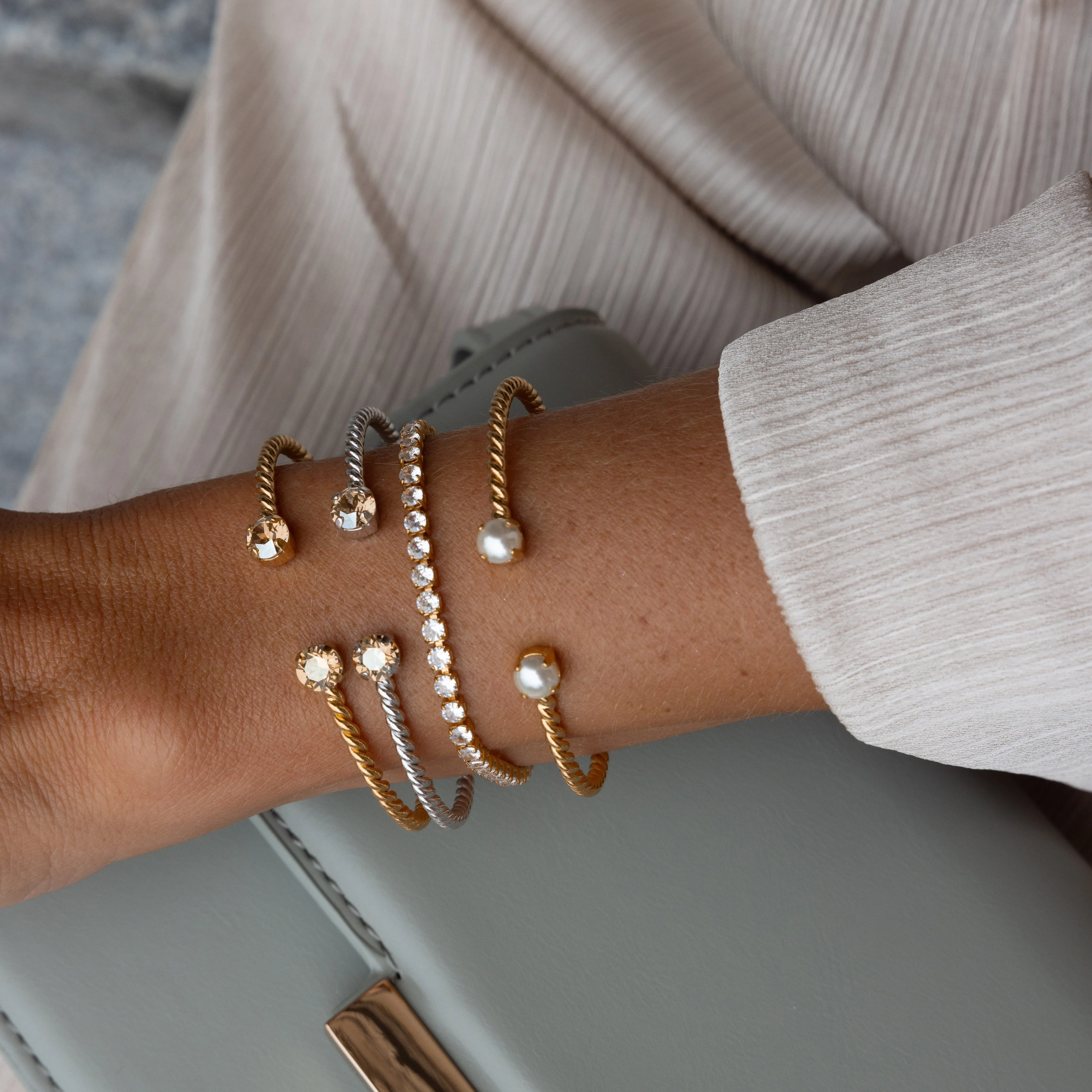 Mini Twisted Bracelet / Golden Shadow Caroline Svedbom