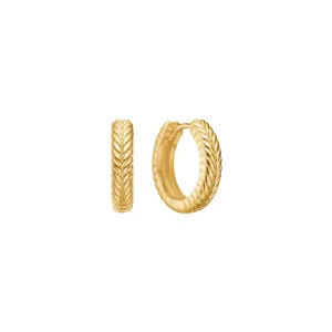 Mirage 18K Gold Plated Hoop