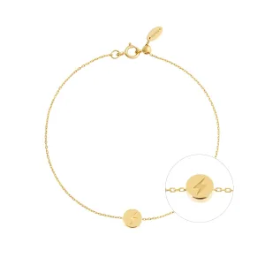 Modern Words Fine Lightning 18K Gold Bracelet