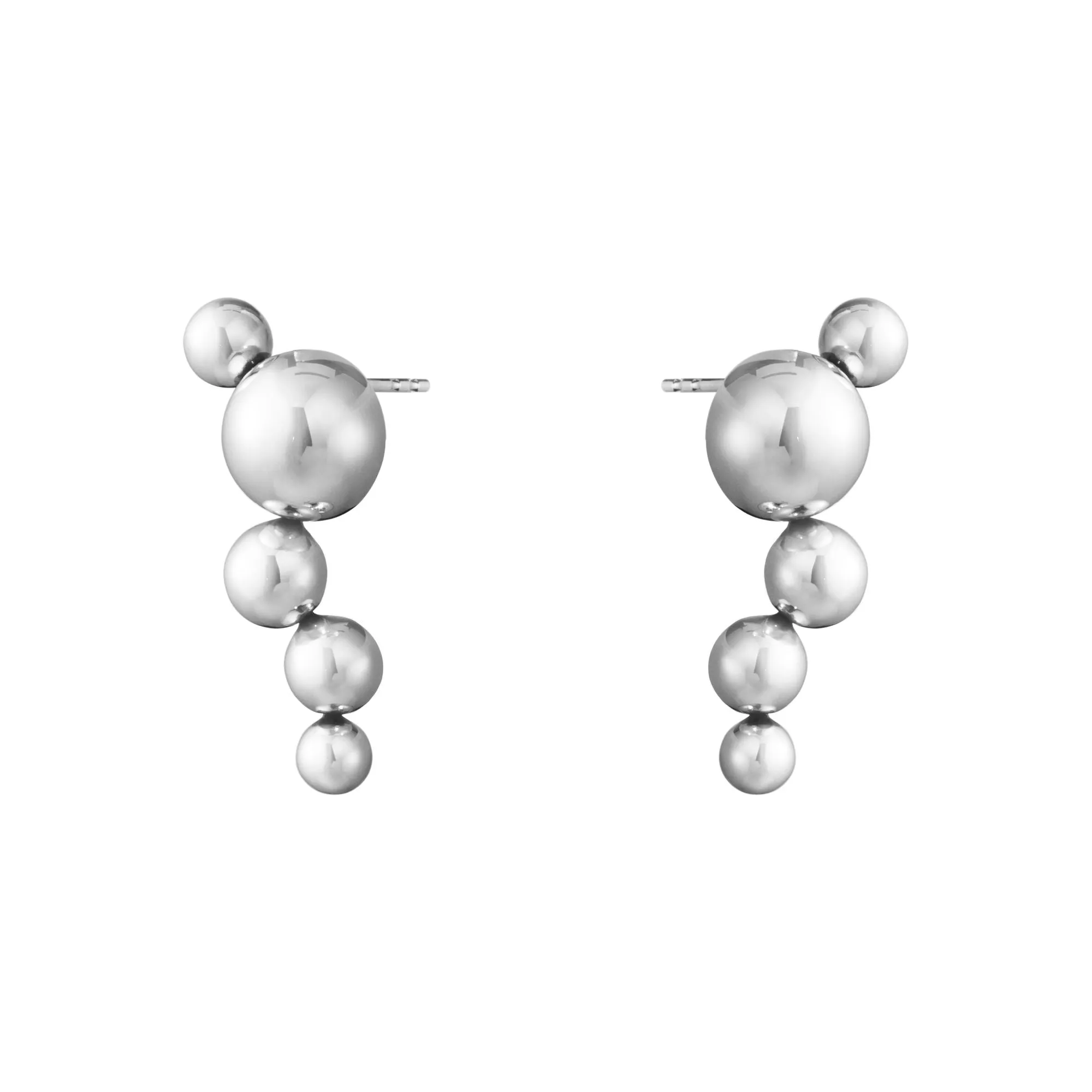 Moonlight Grapes Silver Earrings