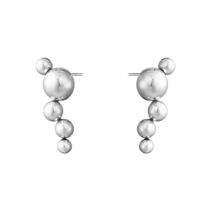 Moonlight Grapes Silver Earrings