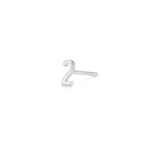 My 2 18K Whitegold Stud w. Diamond